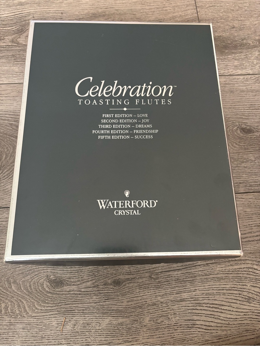 Waterford Celebration crystal Toasting Flutes